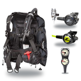 Zeagle Regulator + BCD Scuba Package – Stiletto BCD + F8 Regulator + Onyx II Octopus + Combo 2 Gauge Console — Zeagle Stilet…