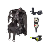 Zeagle Regulator + BCD Scuba Package – Stiletto BCD + F8 Regulator + Onyx II Octopus + Combo 2 Gauge Console — Zeagle Scout,…