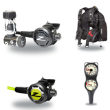 Zeagle Regulator + BCD Scuba Package – Stiletto BCD + F8 Regulator + Onyx II Octopus + Combo 2 Gauge Console — Zeagle Ranger…