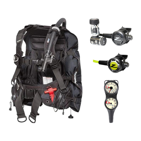 Zeagle Regulator + BCD Scuba Package – Stiletto BCD + Onyx II Regulator + Onyx II Octopus + Combo 2 Gauge Console — Zeagle S…