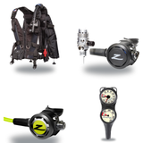 Zeagle Regulator + BCD Scuba Package – Zena BCD + Onyx II Regulator + Onyx II Octopus + Combo 2 Gauge Console — Zeagle Zena,…