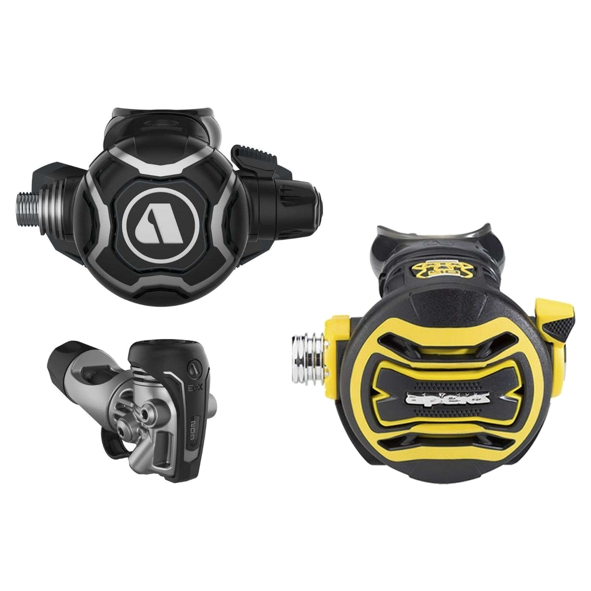 Apeks Regulator + Octopus Package – EVX200 Regulator + XTX40 Octopus — includes Apeks EVX200 Dive Regulator, Apeks XTX40 Oct…