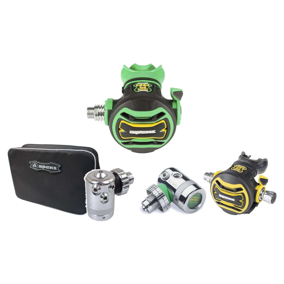 Apeks Regulator Package – XTX40 DIN with Nitrox DS4 Regulator + XTX50 Octopus + Regulator Bag