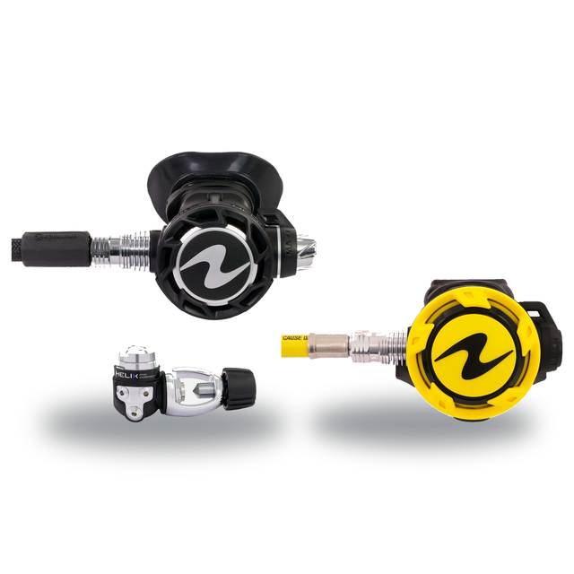 Aqualung Regulator Package – Helix Compact Pro Regulator + Helix Pro Octopus — includes Aqualung Helix Compact Pro Dive Regu…