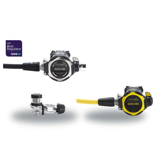 Aqualung Regulator Package – LEG3ND Elite Regulator + LEG3ND Octopus — includes Aqualung LEG3ND Elite Dive Regulator, Aqualu…