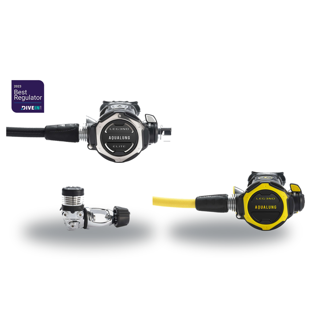Aqualung Regulator Package – LEG3ND Elite Regulator + LEG3ND Octopus — includes Aqualung LEG3ND Elite Dive Regulator, Aqualu…