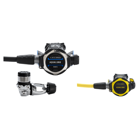 Aqualung Regulator Package – LEG3ND MBS Regulator + LEG3ND Octopus — includes Aqualung LEG3ND MBS Dive Regulator, Aqualung O…