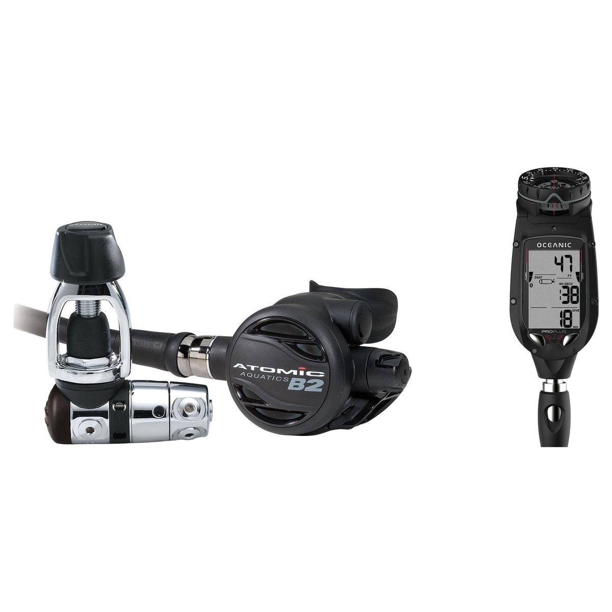 Atomic Aquatics Regulator + Dive Computer Package – B2 Regulator + Proplus 4.0 Dive Computer — includes Atomic Aquatics B2 R…