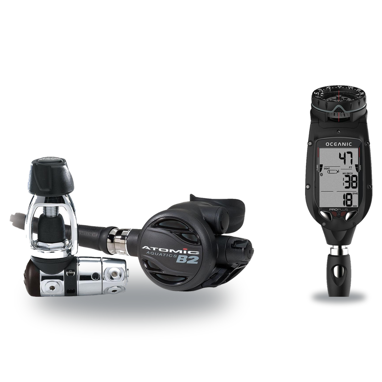 Atomic Aquatics Regulator + Dive Computer Package – B2 Regulator + Proplus 4.0 Dive Computer — includes Atomic Aquatics B2 R…