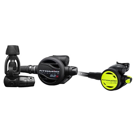 Atomic Aquatics Regulator + Octopus Package – B2 Regulator + Ti2 Octopus — Atomic B2x Unsealed Black
