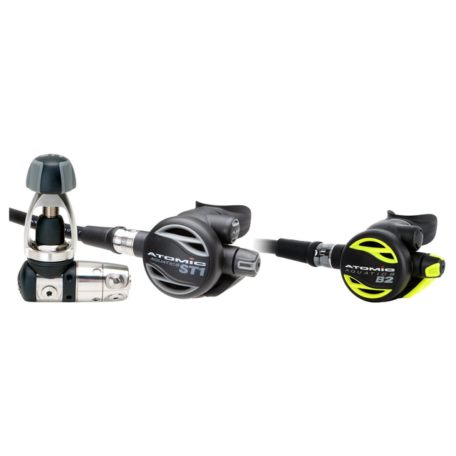 Atomic Regulator + Octopus Package – ST1 Regulator + B2 Octopus — includes Atomic Aquatics ST1 Regulator, Atomic Aquatics B2…