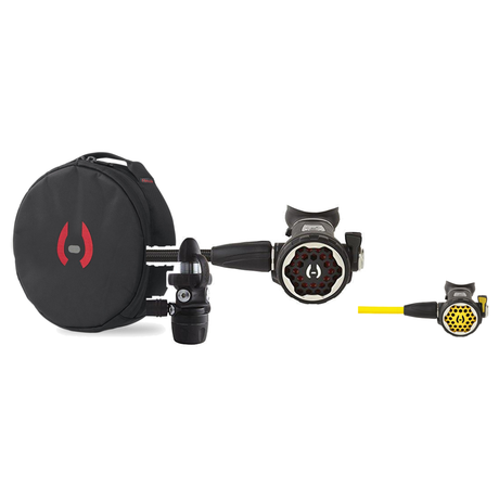 Hollis Regulator Package – 150LX DC7 YOKE Regulator + 150LX Octopus + Nylon Regulator Bag — includes Hollis 150LX DC7 YOKE D…