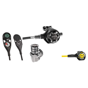 Mares Regulator Package – 26XR with HR XR Line DIN Regulator + Dual Octopus + Mission 2 Console