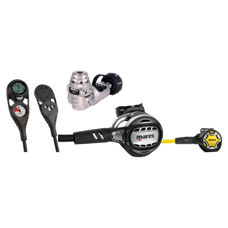 Mares Regulator Package – Atlas 62X Regulator + Dual Octopus + Mission 2 Console — YOKE