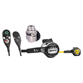 Mares Regulator Package – Atlas 62X Regulator + Dual Octopus + Mission 2 Console — DIN