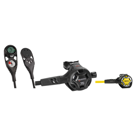 Mares Regulator Package – Dual Adj 62X 75th Anniversary Black Edition Regulator + Dual Octopus + Mission 2 Console — include…