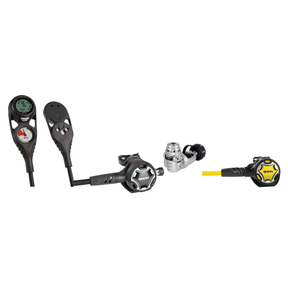 Mares Regulator Package – Dual Adj 62X Black Regulator + Dual Octopus + Mission 2 Console — YOKE