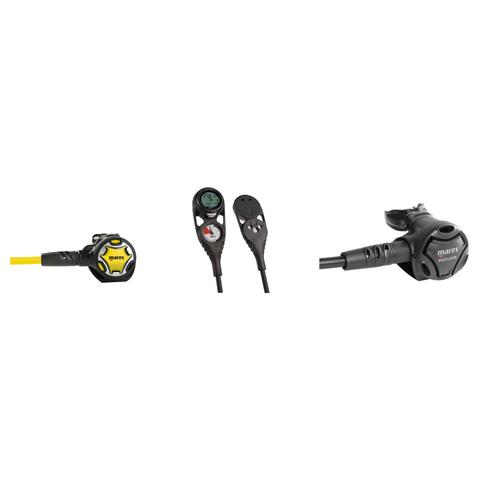 Mares Regulator + Octopus Package – Rover 2S Style DIN Regulator + Dual Octopus + Mission 2 Console