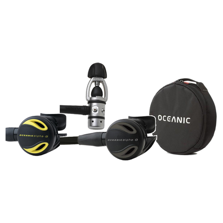Oceanic Regulator Package – Alpha 8 Sport Yoke Regulator + Alpha 8 Octopus + Padded Regulator Bag