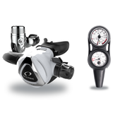 Oceanic Regulator + Gauge Console Package – Delta 5 + EDX Regulator + Maxdepth 3-Gauge Navcon — includes Oceanic Delta 5 + E…