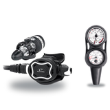 Oceanic Regulator + Gauge Console Package – Delta 5 + EDX Regulator + Maxdepth 3-Gauge Navcon — Oceanic ZEO FDX-I