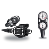 Oceanic Regulator + Gauge Console Package – Delta 5 + EDX Regulator + Maxdepth 3-Gauge Navcon — Oceanic ZEO FDX-I