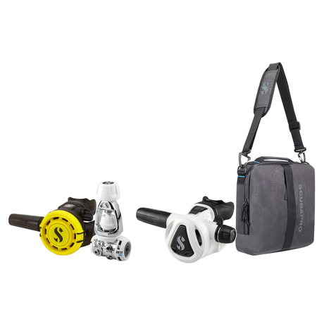 Scubapro Regulator Package – MK11 EVO/C370 Regulator + R105 Octopus + Definition Reg 10 Regulator Bag — Scubapro MK11 EVO/C3…