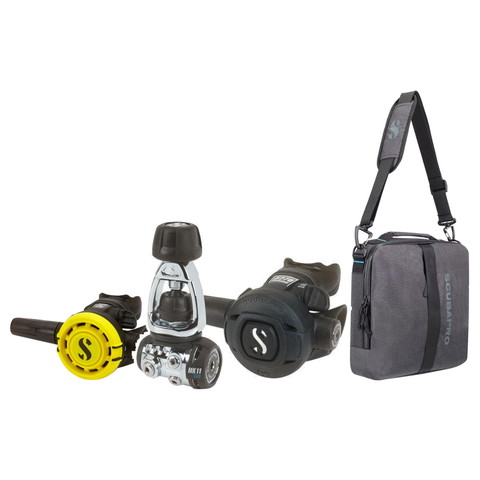 Scubapro Regulator Package – MK11 EVO/S270 Regulator + R105 Octopus + Definition Reg 10 Regulator Bag