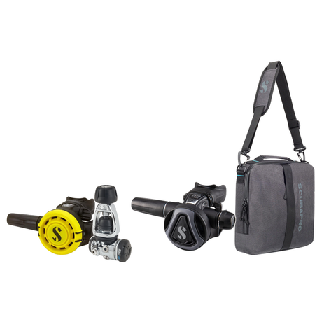 Scubapro Regulator Package – MK17 EVO2/C370 Regulator + R105 Octopus + Definition Reg 10 Regulator Bag — includes Scubapro M…