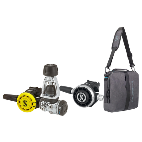 Scubapro Regulator Package – MK17 EVO2/G260 Regulator + R105 Octopus + Definition Reg 10 Regulator Bag — includes Scubapro M…