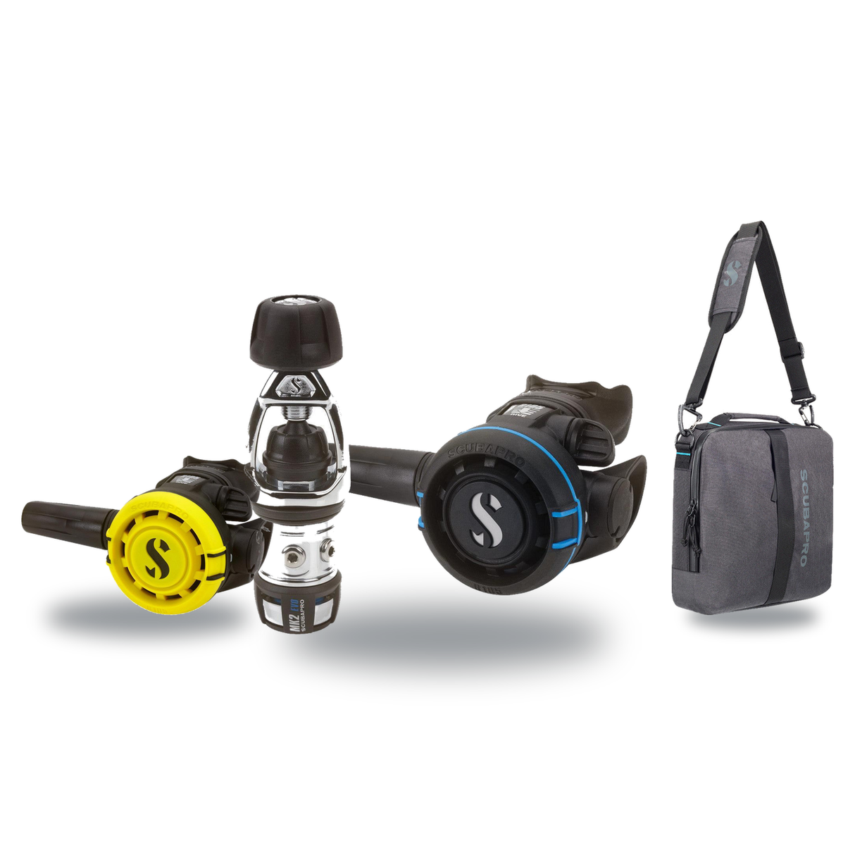 Scubapro Regulator Package – MK2 EVO/R105 Regulator + R105 Octopus + Definition Reg 10 Regulator Bag — includes Scubapro MK2…