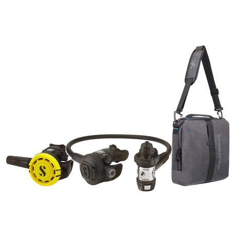 Scubapro Regulator Package – MK2 EVO/S270 Regulator + R105 Octopus + Definition Reg 10 Regulator Bag — includes Scubapro MK2…