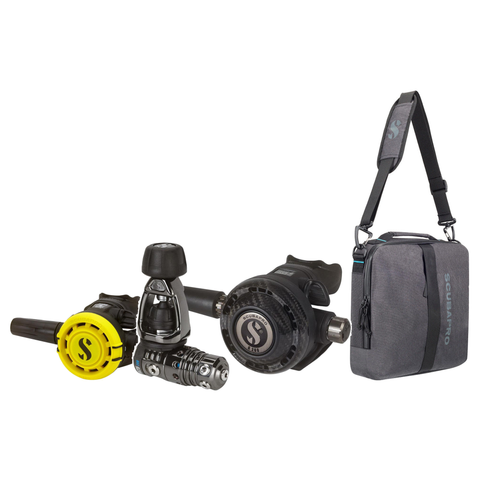 Scubapro Regulator Package – MK25 EVO BT/G260 Carbon Regulator + R105 Octopus + Definition Reg 10 Regulator Bag