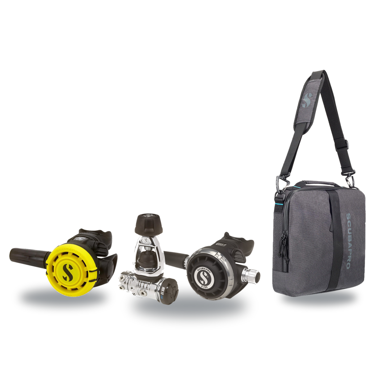 Scubapro Regulator Package – MK25 EVO/G260 Regulator + R105 Octopus + Definition Reg 10 Regulator Bag — Scubapro MK19 EVO/G2…