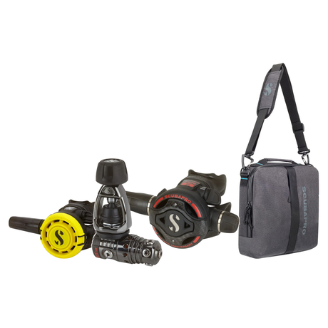 Scubapro Regulator Package – MK25T EVO/S620 X-Ti Regulator + R105 Octopus + Definition Reg 10 Regulator Bag — Scubapro MK25…