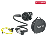 Seac Regulator Package – P-Synchro 230 Bar Regulator + IT300 Octopus + Mate Regulator Bag — includes Seac P-Synchro 230 Bar…
