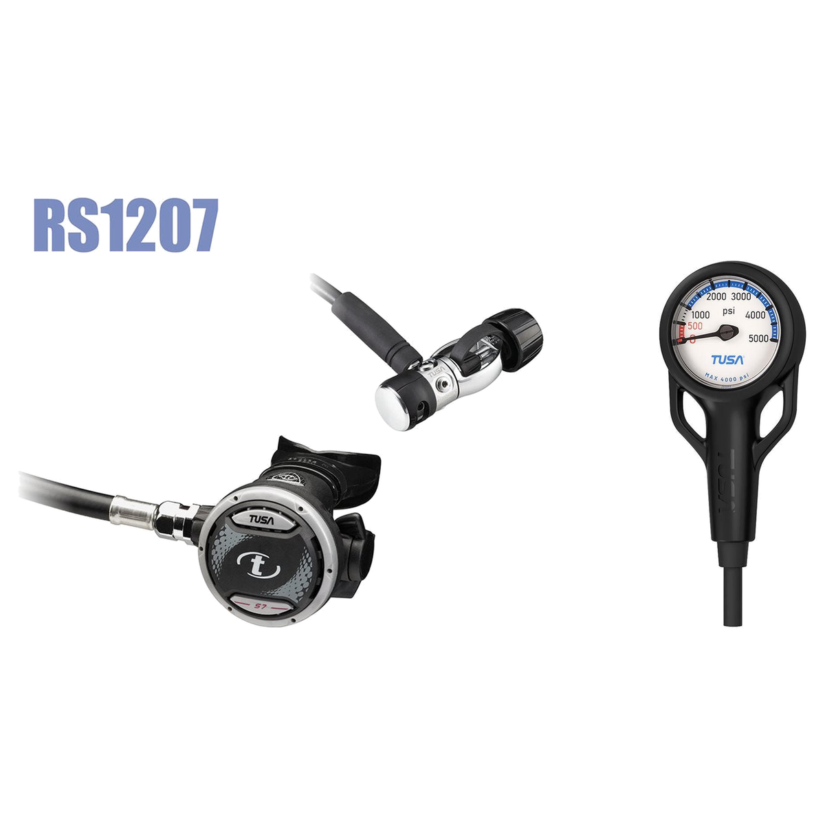 Tusa Regulator + SPG Package – RS-1207 Regulator + Pressure Gauge — includes Tusa RS-1207 Regulator INT, Tusa Pressure Gauge…