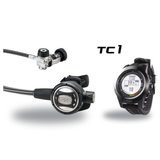 Tusa Regulator + Dive Computer Package – RS-609U Regulator + TC1 Dive Computer — includes Tusa RS-609U Compact Diaphragm Reg…