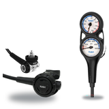 Tusa Regulator + Gauge Console Package – RS-609U Regulator + 3-Gauge (Pressure, Depth, Compass) — Tusa RS1001