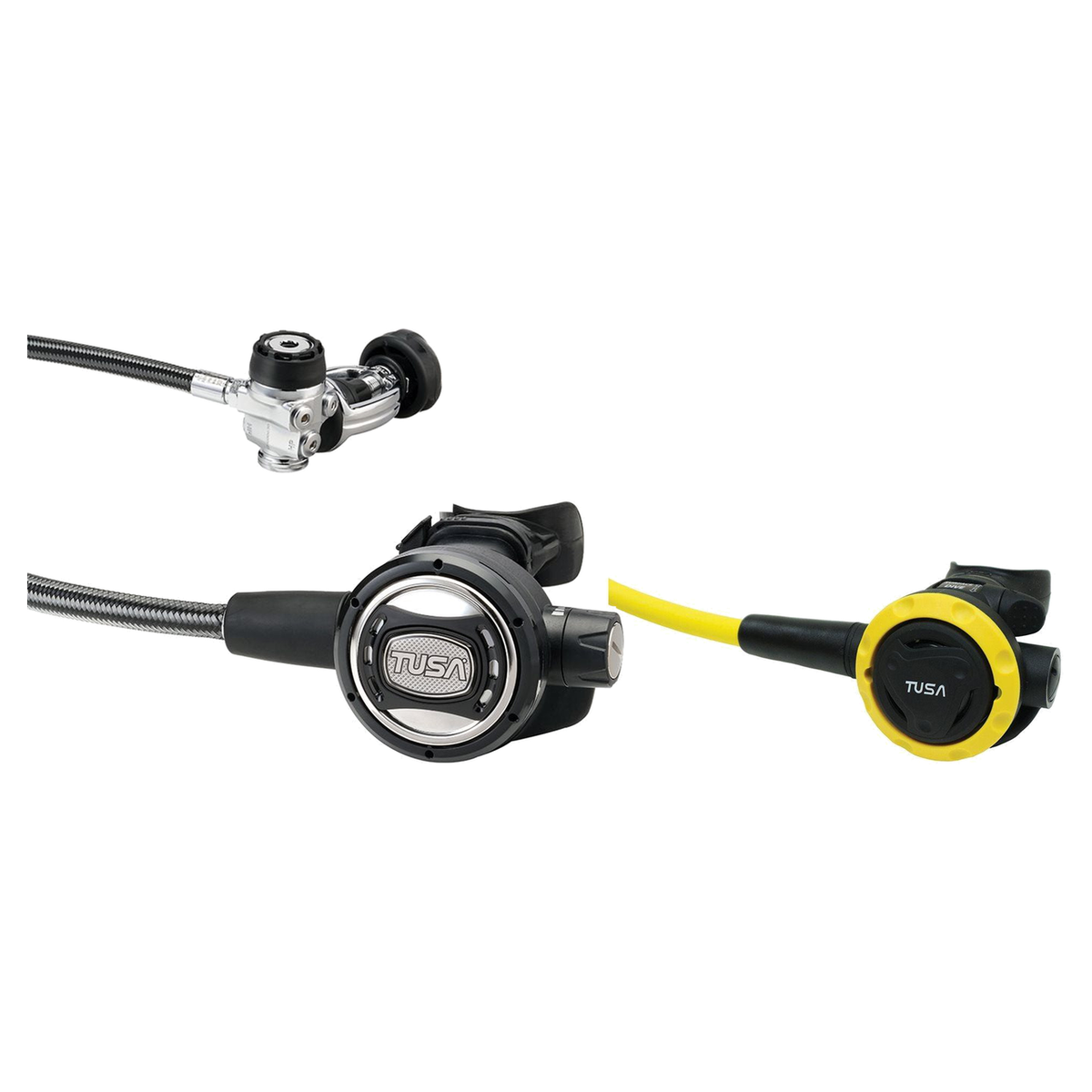Tusa Regulator + Octopus Package – RS-609U Regulator + SS-0001 Safe Second — includes Tusa RS-609U Compact Diaphragm Regulat…