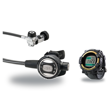 Tusa Regulator + Dive Computer Package – RS-681 Regulator + DC Solar Link Dive Computer — Tusa RS-609U