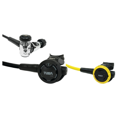 Tusa Regulator + Octopus Package – RS-790 Regulator + SS-0001 Safe Second — includes Tusa RS-790 Dive Regulator Yoke, Tusa S…
