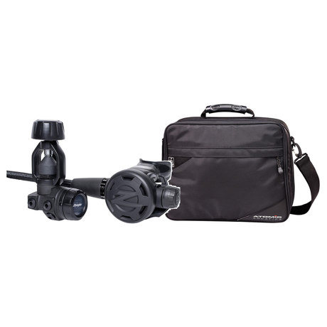Zeagle Regulator + Regulator Bag Package – F8 Regulator + Deluxe Padded Regulator Bag — includes Zeagle F8 1st Stage with F8…