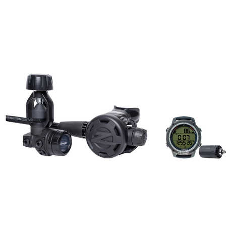 Zeagle Regulator + Dive Computer Package – F8 Regulator + Geo Air Dive Computer — includes Zeagle F8 1st Stage with F8 2nd S…