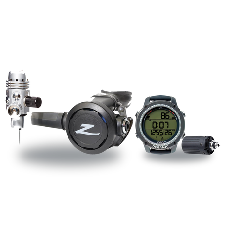 Zeagle Regulator + Dive Computer Package – F8 Regulator + Geo Air Dive Computer — Zeagle Envoy/RaZor II