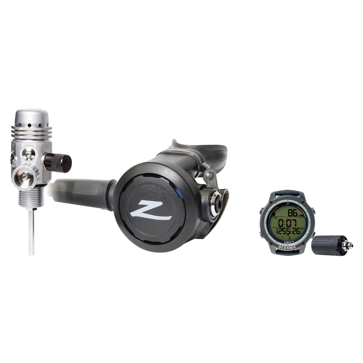 Zeagle Regulator + Dive Computer Package – F8 Regulator + Geo Air Dive Computer — Zeagle Envoy/RaZor II