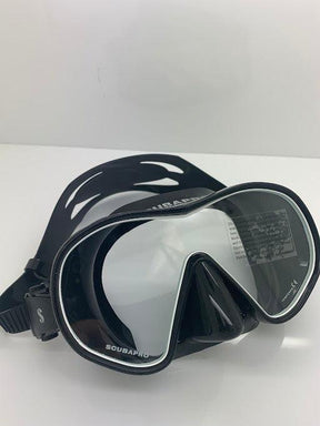 Used Scubapro Solo Scuba Diving and Snorkeling Dive Mask-Black-Like New-