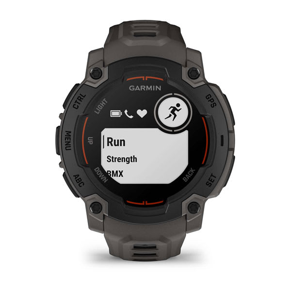 Garmin Instinct E 45 mm Instinct E rugged GPS smartwatch, Black/Charcoal 2