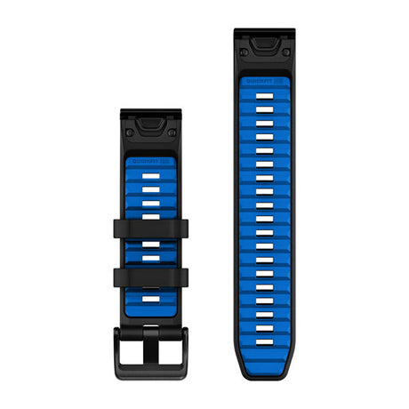 Garmin QuickFit 22 mm watch band, black/pilot blue 2