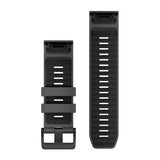 Garmin QuickFit 26 mm watch band, slate gray/black silicone 2